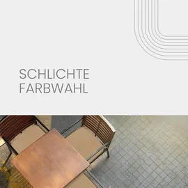 BestLivings Sitzauflage 38 x 38 x 2 cm braun 6 St.