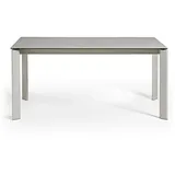 Tisch Axis ausziehbar 160 (220) cm Keramik Grau und graue Beine - Grau