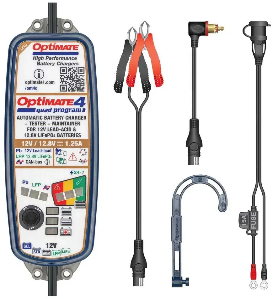 Optimate Tm630-pr 4 Quad Premium Program Ladegerät - Black - One Size