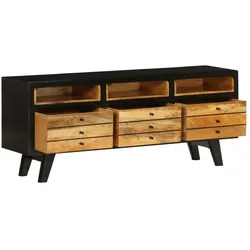 vidaXL TV-Schrank Mangoholz Massiv 120 x 30 x 50 cm