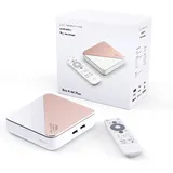 Nonic [Test SEHR GUT *] Homatics Box R 4K Plus Android TV Box - Smart TV Streaming Receiver, Dolby Atmos, Google Zertifiziert, Netflix 4K, Prime Video 4K, Disney+ 4K, Gigabit, WiFi HDMI Kabel