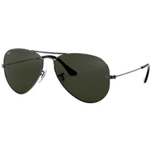 Ray-Ban Aviator Large Metal RB3025 004/58 58-14 gunmetal/polarized green classic
