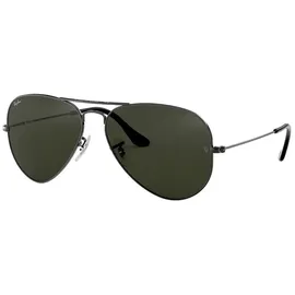 Ray-Ban Aviator Large Metal RB3025 004/58 58-14 gunmetal/polarized green classic