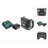Metabo R 12-18 DAB+ BT Akku Baustellenradio schwarz + 1 x 4,0 Ah Akku + Ladegerät