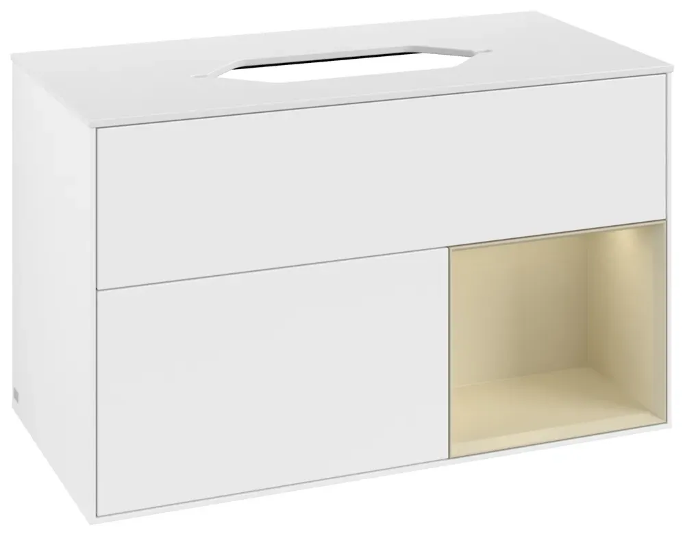 Villeroy & Boch Waschbeckenunterschrank Finion G66 1000x603x501mm m Bel FK/RE/AP: MT/HJ/1 G661HJMT