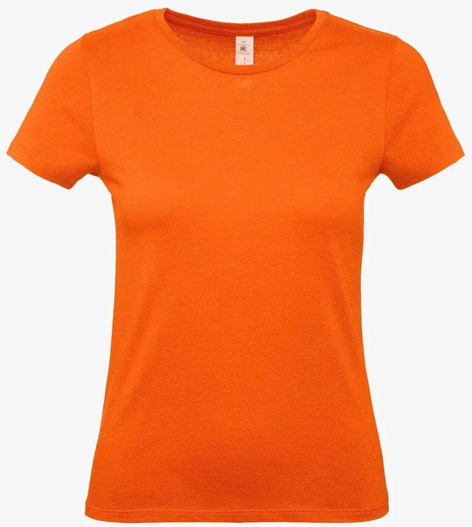 B&C - #E150 Damen T-Shirt - Orange / XS