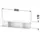 Duravit Regal Ketho.2 80x15x17cm, horizontal, 3 Fächer, leinen