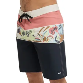 QUIKSILVER Boardshorts "Surfsilk Straight 20", Herren, Gr. 32(M), bunt (desert sand section), Obermaterial: 88% Polyester, 12% Elasthan., Hosen