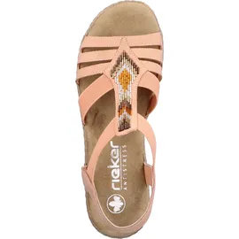 Rieker Sandale Damen Orange 42