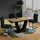 Vicco Fenaro 120 x 77,4 x 80 cm Eiche/Schwarz