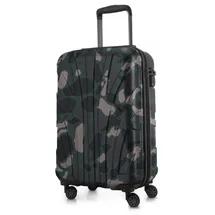 suitline Handgepäck 4-Rollen 55 cm / 34 l grau/camouflage