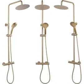 REA Vincent Duschgarnitur mit Thermostat Gold 6602