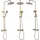 REA Vincent Duschgarnitur mit Thermostat Gold 6602