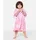 Rip Curl Mixed Snap Cotton Poncho - Natural / Pink - One Size