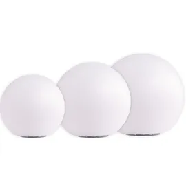 Heitronic Boule LED-Leuchtkugel Kunststoff 20 - 30 cm 3er Set weiß