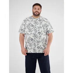 Übergrößen T-Shirt mit hohem Tragekomfort durch Stretchanteil - Broken White - 4XL