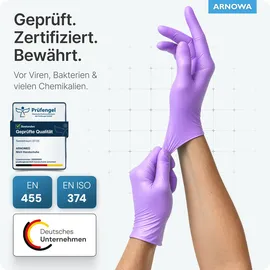 ARNOWA GmbH ARNOMED Nitril Lavender Violet - Größe S