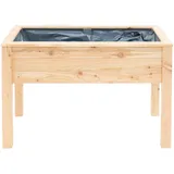 Westmann Hochbeet 120 cm x 65 cm x 75 cm Natur