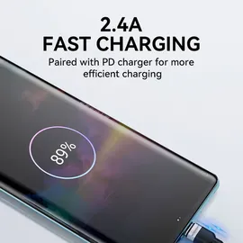 wozinsky USB-A auf USB-C 2 m Schwarz