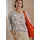 Cecil Druckbluse Blätterprint Weiß 40