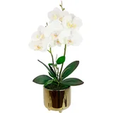 Kunstblume Orchidee, I.GE.A., Höhe 42 cm weiß