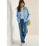 Cecil Langarm Jacke mit Kapuze und Taschen - Blau