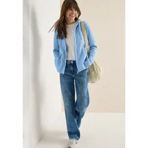 Cecil Langarm Jacke mit Kapuze und Taschen - Blau