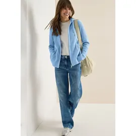 Cecil Langarm Jacke mit Kapuze und Taschen - Blau