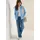 Cecil Langarm Jacke mit Kapuze und Taschen - Blau