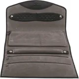 Windrose Nappa - Schmucktasche XL 23 cm schwarz