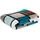 Gözze Cashmere-Feeling Antigua 150 x 200 cm aqua/taupe/petrol