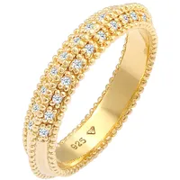 Elli DIAMONDS Elli DIAMONDS Ring Verlobung Diamant (0.12 ct.) 925er Sterling Silber Ringe Damen