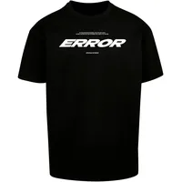 Mister Tee Error Wording Kurzarm-T-Shirt Black L