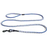 Hay Hundeleine Braided blue/off-white