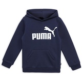 Puma Essentials Jugend Hoodie mit großem Logo Peacoat 104