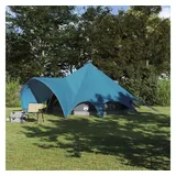 vidaXL Teepee Zelt für 5 Personen Blau/Grau