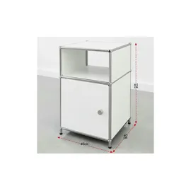 Floordirekt Metallregal Concept Epure 40 x 40 x 65 cm Weiß