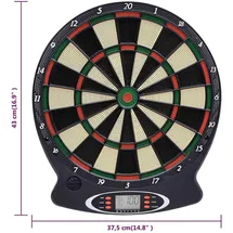 vidaXL Elektrische Dartscheibe Polypropylen inkl. Darts