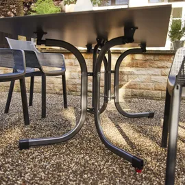 Siena Garden Sola Klapptisch 160 x 90 x 71 cm anthrazit/dark stone