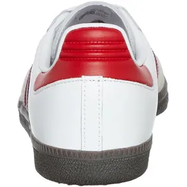 adidas Samba OG White/Better Scarlet/Gum 44 2/3