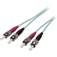 EFB O0348.5 Duplex Jumper ST-ST 50/125μ, OM4, LSZH, erika