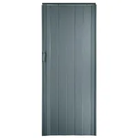 Falttür Schiebetür Grau Farben H. 202 cm für Türbreite bis 96 cm st3 Neu teils vormontiert - Grau