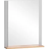 Schildmeyer MÖBELPARTNER Spiegel Jelda 154723 platingrau, eiche-landhaus 59,6 x 12,3 x 71,1 cm