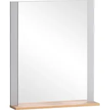 Schildmeyer MÖBELPARTNER Spiegel Jelda 154723 platingrau, eiche-landhaus 59,6 x 12,3 x 71,1 cm