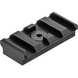 UTG Pro Unisex – Erwachsene M-LOK Rail Section, 4-Slot Picatinny-Schiene, schwarz, one Size