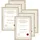 luxuskollektion Bilderrahmen beige A4 6er Set