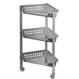 Plast Team Aufbewahrungs-Trolley 1-tlg. silber