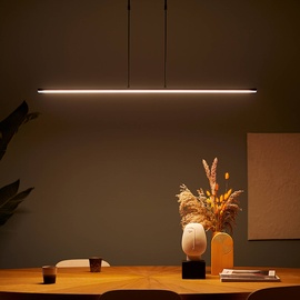 Steinhauer LED-Hängeleuchte Zelena, Länge 122cm, schwarz