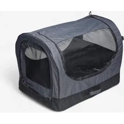 HUNDETRANSPORTBOX FALTBAR 1 HUND 100 GRAU L