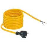GIFAS Electric 100448 Strom Anschlusskabel Gelb 5m